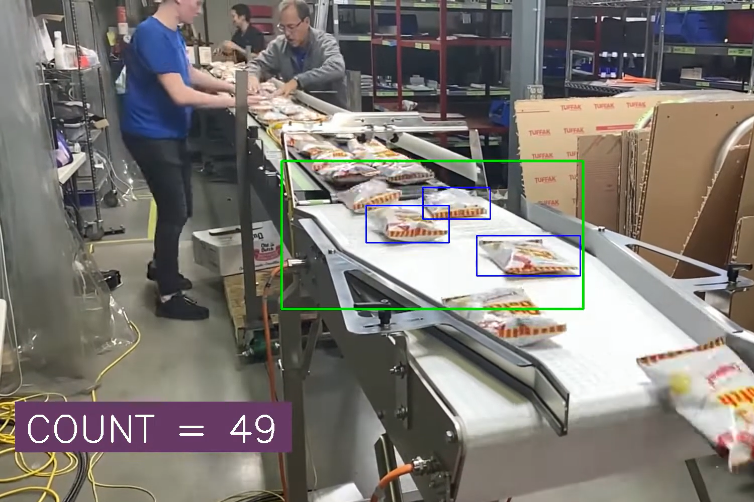 Conveyor Counting Automation
